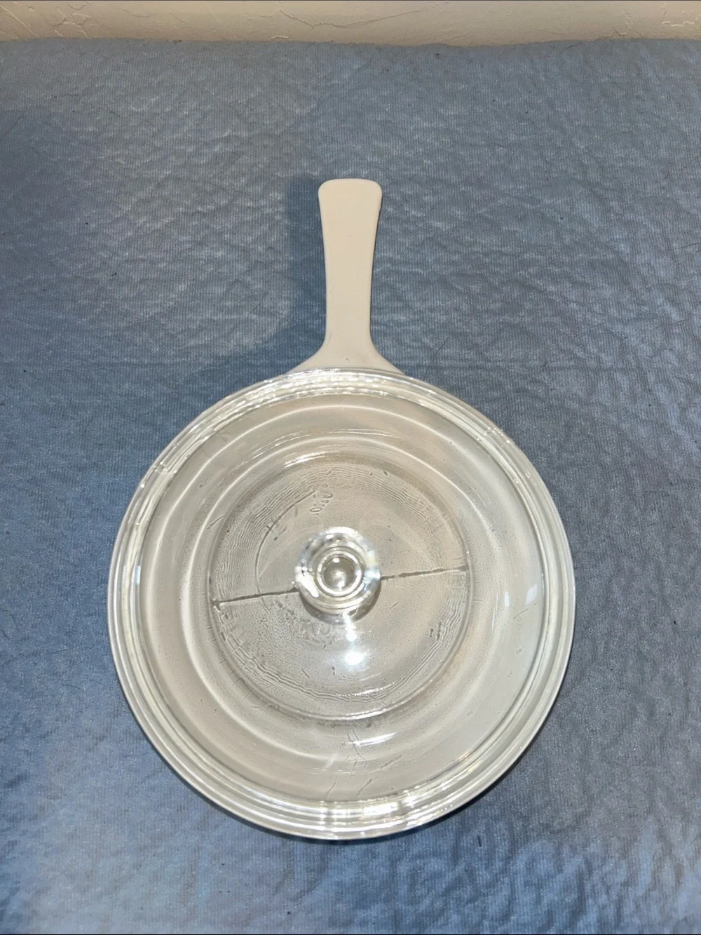 Corning Ware Blue Cornflower With Clear Lid